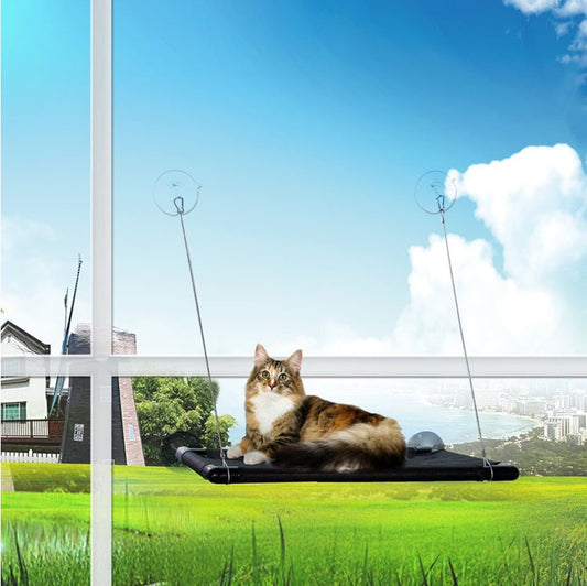 Cat Hammock with Suction Cups – Cage or Window Hanging Bed for Cats