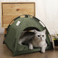 Cat & Dog Tent Bed – Cooling Mat with Cushion for Indoor Pets & Camping