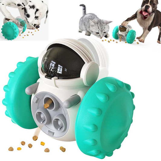 Smart Interactive Pet Toy Car for Dogs & Cats | Slow Food Treat Dispenser | Balance Puzzle for Training & Fun